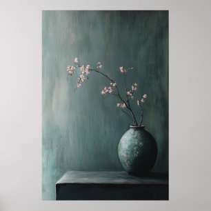 1134 Strength And Calm Of A Floral Minimalism - Hi Poster