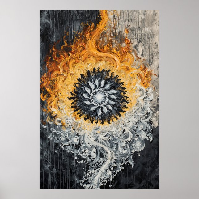 1147 Fire And Water Poster (Front)