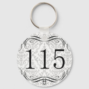 115 Area Code Keychain
