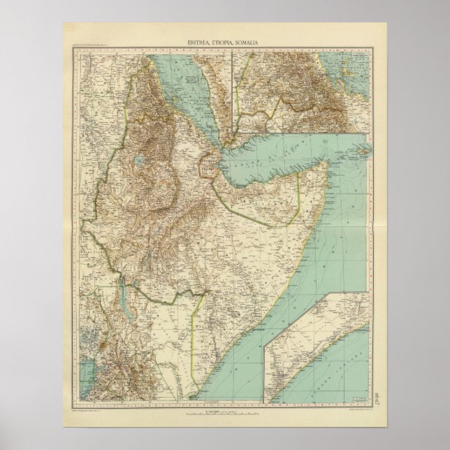 11617 Eritrea, Ethiopia, Somalia Poster (Front)