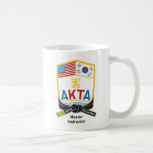 116-1b AKTA Instructors 5th Dan Black Belt Mug