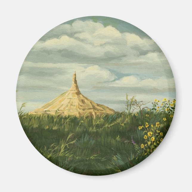 1170 Chimney Rock Landscape Magnet (Front)