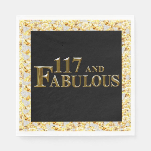 117 Birthday  Napkin (Front)