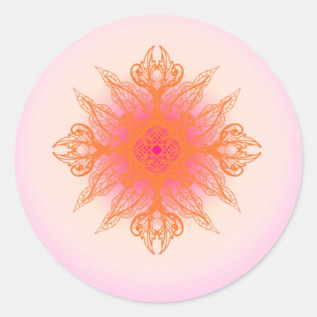 118 CLASSIC ROUND STICKER (Front)