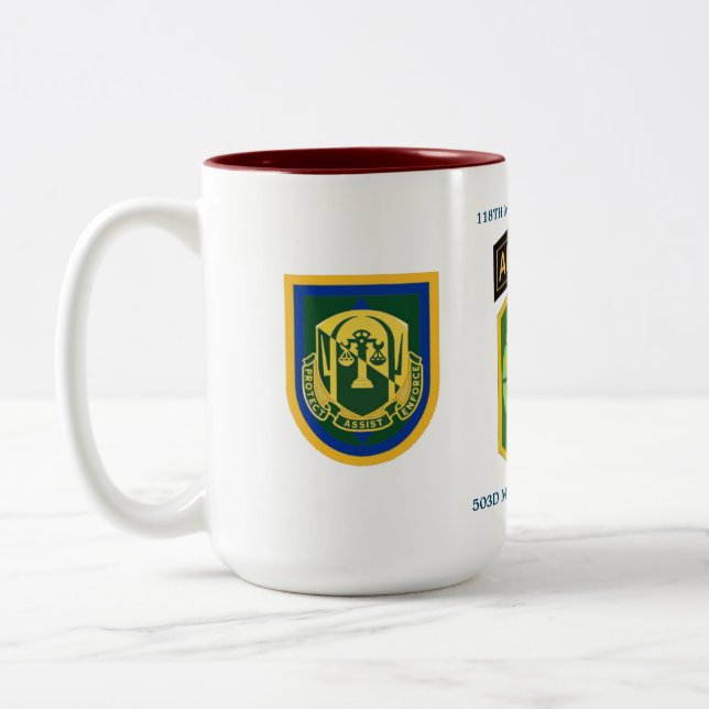 118TH TASSE de SOCIÉTÉ de POLICE MILITAIRE (Gauche)