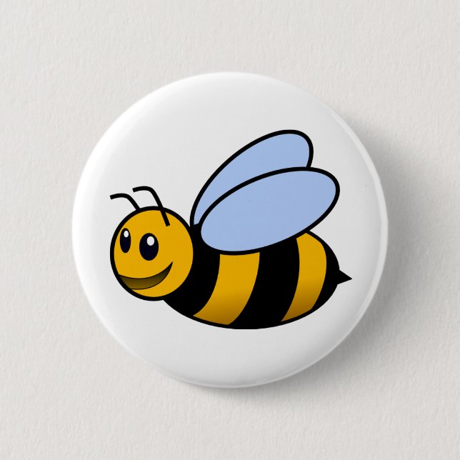 1195438926 bumblebee 2 inch round button (Front)
