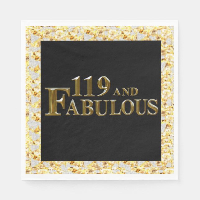 119 Birthday  Napkin (Front)