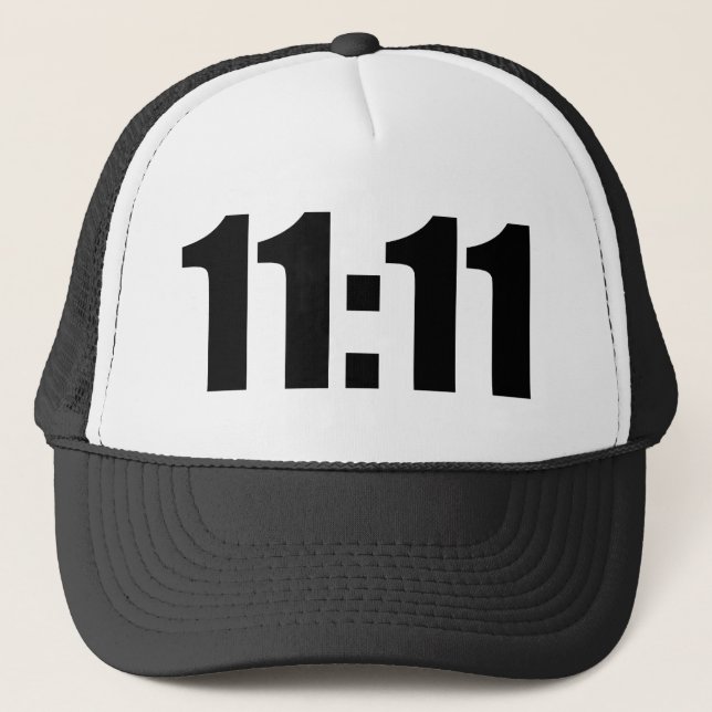 11:11 Lucky Time Trucker Hat (Front)