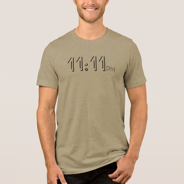11:11 PM Wish Tri-Blend Shirt (Front)