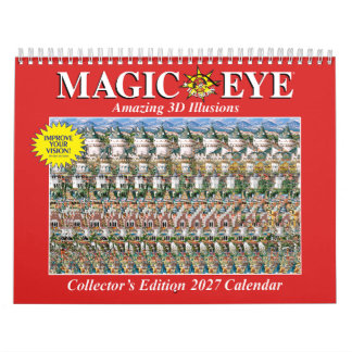 11.25" Wide 2027 International Magic Eye Calendar