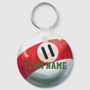 11 Ball Keychain