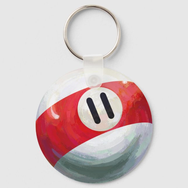 11 Ball Keychain (Front)