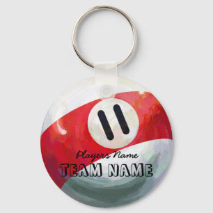 11 Ball Keychain