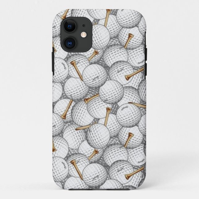 11 Bals de golf et Coque iphone Tee - shirt (Dos)
