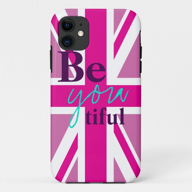 11 beYoutiful Union Jack iPhone 5 Coque (Dos)