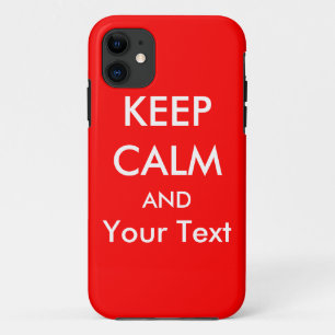 11 CALME ET - Coque Red Custom iPhone 5