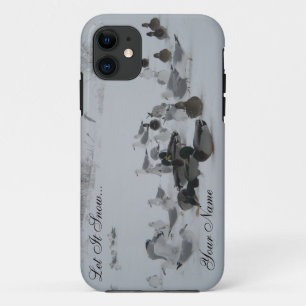 11 Canards neigeux-Winter Wonderland iPhone 5 coque