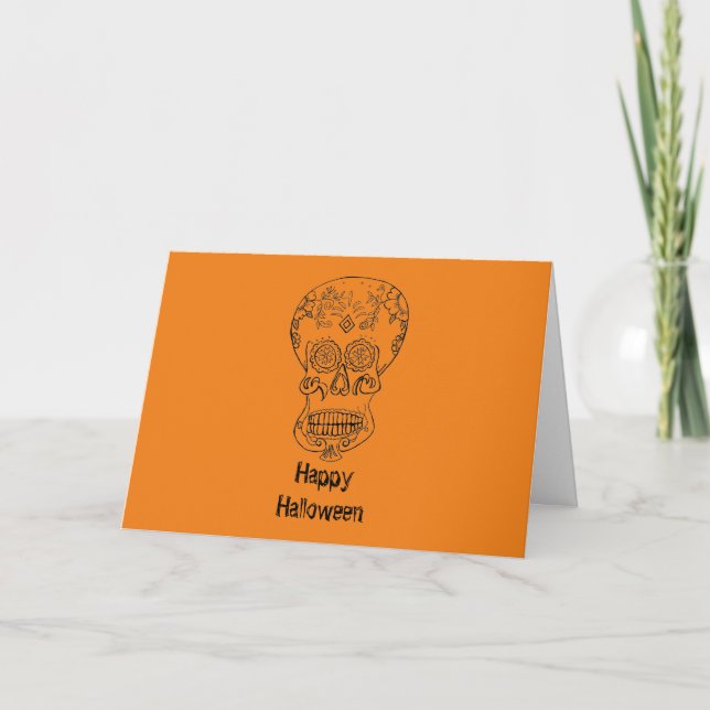 11 - Carte de vœux Joyeux Halloween (Devant)