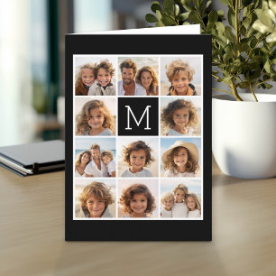 11 Collage Photo Instagram Monogramme Noir Personn