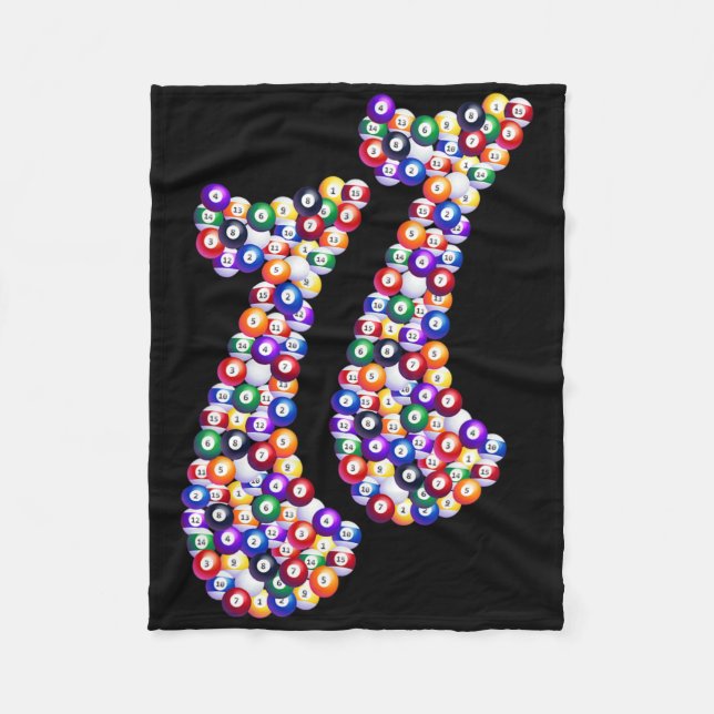 11 Composed Of Billiard Pool Table  Fleece Blanket (Front)
