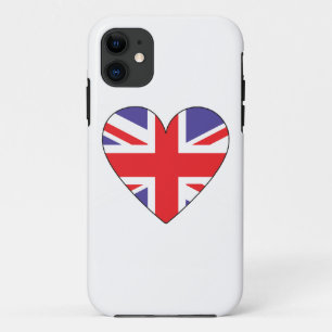 11 Coque iphone britannique de coeur