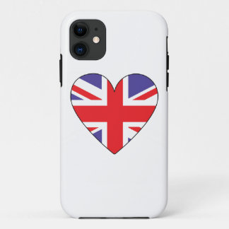 11 Coque iphone britannique de coeur