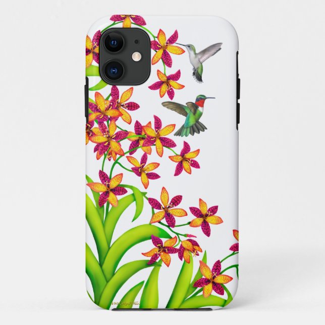 11 coque iphone de fleurs de bonbons (Dos)