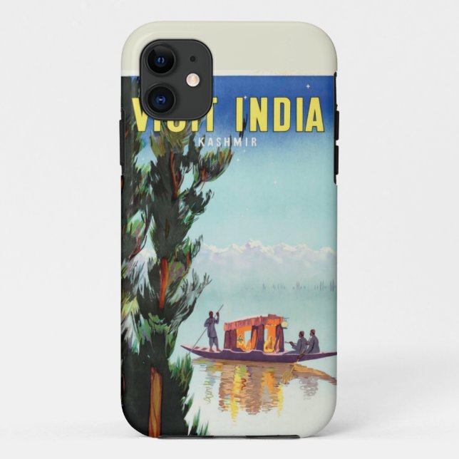 11 Coque iphone de l'affiche de voyage Inde (Dos)