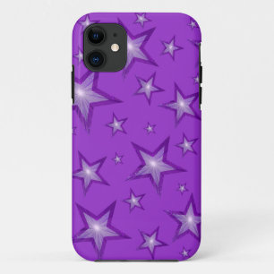 11 Coque iphone des étoiles violettes