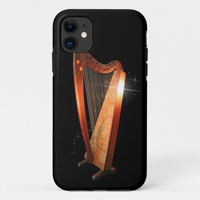 11 Coque iphone folklorique d'harpe (Dos)