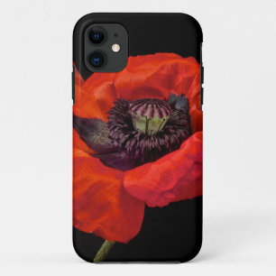 11 coque iphone "pavot "