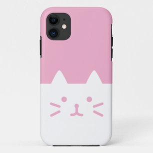 11 coque iphone rose de chat