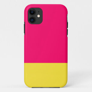 11 Coque iphone rose et jaune