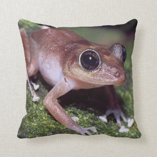 #11-female tree frog throw pillow