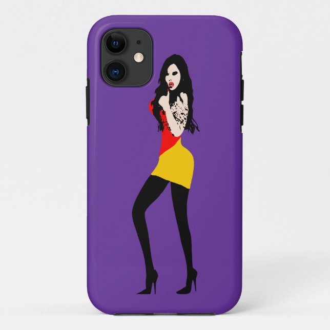 11 ♔° ・ Fille Vampire mortelle iPhone 5 Coque ・° ♔ (Dos)