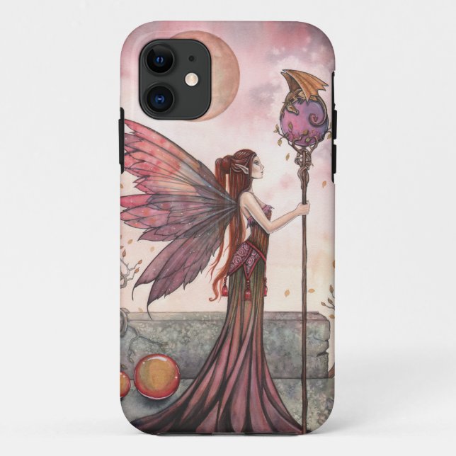 11 Imaginaire Fairy and Dragon coque iphone (Dos)