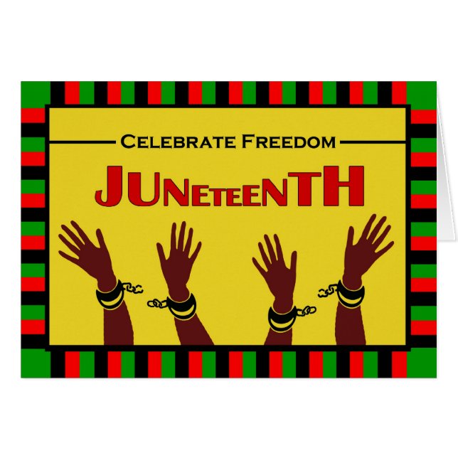 11° juin, célébrer la liberté, les chaînes brisées (Devant horizontal)