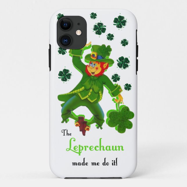 11 Leprechaun M'A Fait coque iphone (Dos)