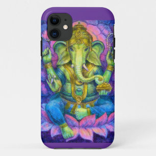 11 Lotus Ganesha iPhone 5 Coque Lucky Hindu Elephant