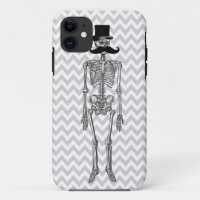 Moustache humoristique sur le coque iphone gris