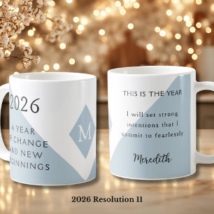 11. New Year Resolution for 2026 Year of Change Coffee Mug