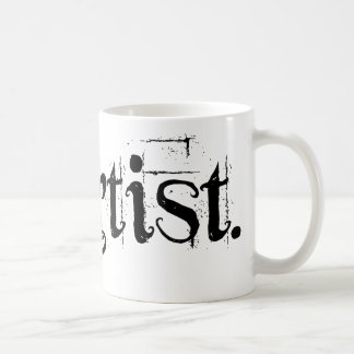 11 oz "Artist" white mug