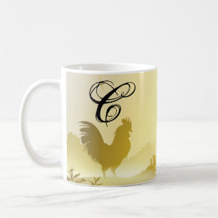  11 Oz. Café Mug Sunny Matin Farm Pays Rusti