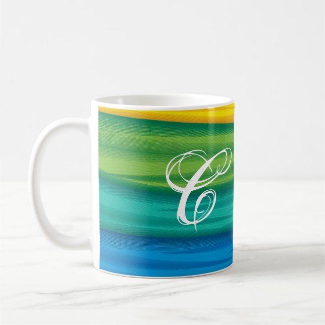 11 Oz. Coffee Mug  lgbtq rainbow flag lesbian gay (Left)