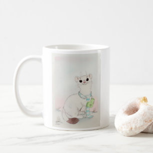 11 oz Mug de reconnaissance du Weasel hivernal