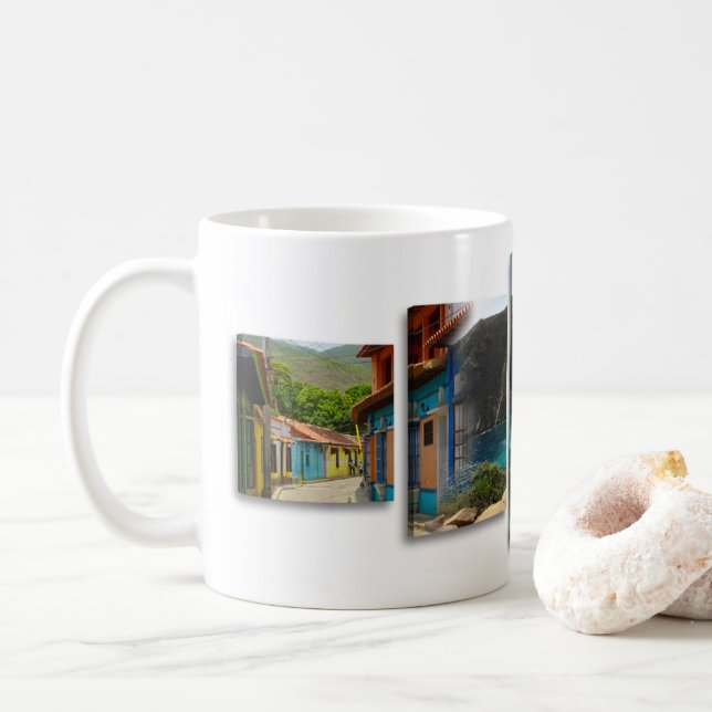 11 Oz Mug Gift for Those Who Love Venezuela (Avec donut)