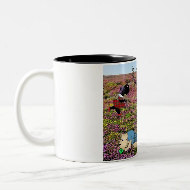 11 oz Two Tone Mug with specialty Logo (Left)