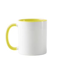 11 oz Yellow Accent Mug for Everyday Sips