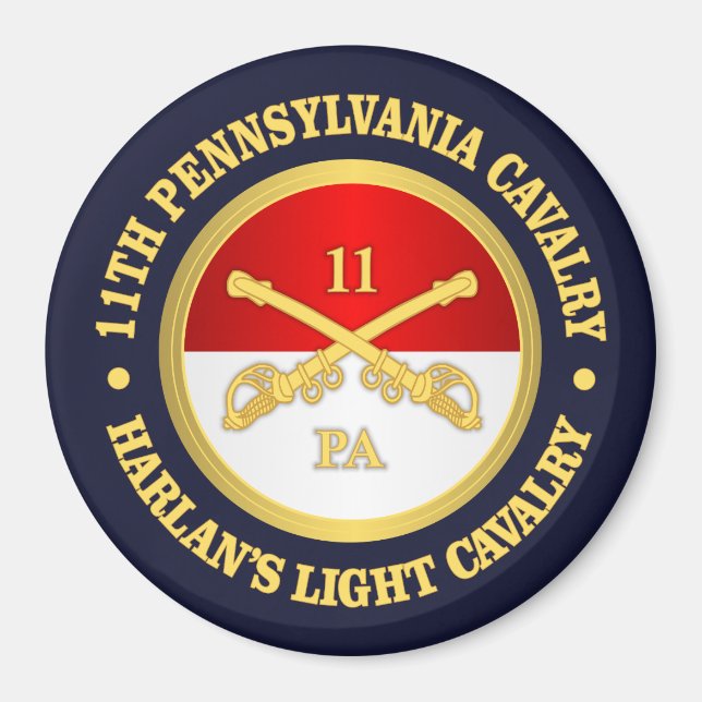 11 PA Cavalry Magnet (Front)