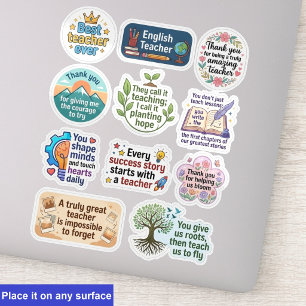 11-Pack de citations   Autocollants de reconnaissa